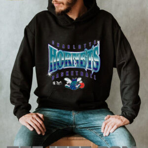 Men’s Mitchell & Ness Black Charlotte Hornets Worldwide Collection Glow...