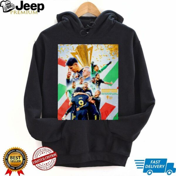 Mexico Crowned Gold Cup Champions 2025 shirt