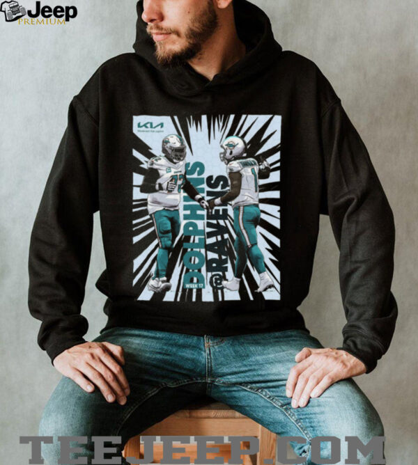 Miami Dolphins And Ravens Week 17 Shirt