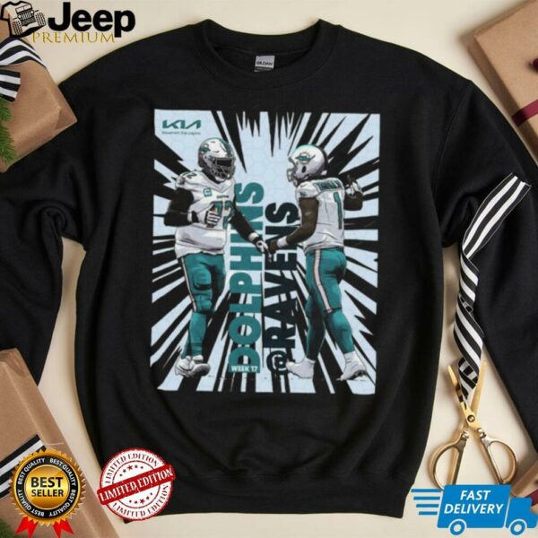 Miami Dolphins And Ravens Week 17 Shirt