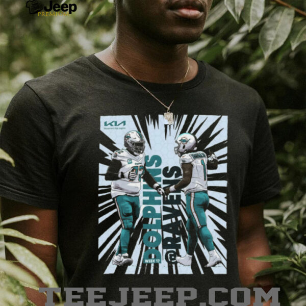 Miami Dolphins And Ravens Week 17 Shirt