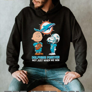 Miami Dolphins Charlie Brown Snoopy Dolphins Forever Not Just When...