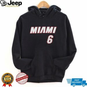 Miami Heat LeBron James #6 adidas Shirt