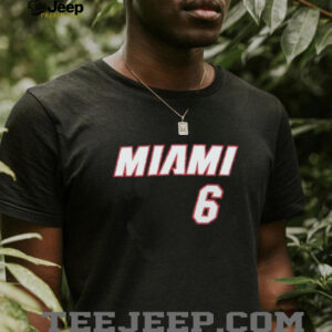 Miami Heat LeBron James #6 adidas Shirt