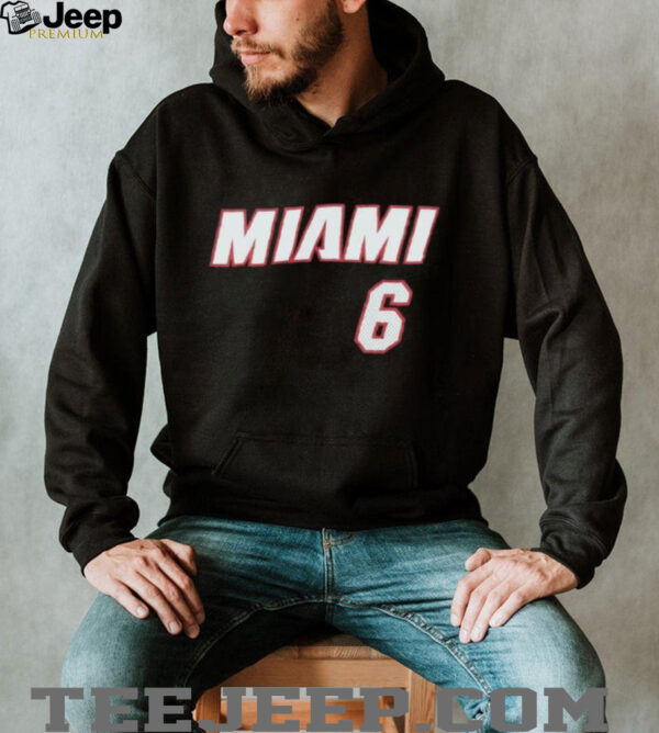 Miami Heat LeBron James #6 adidas Shirt