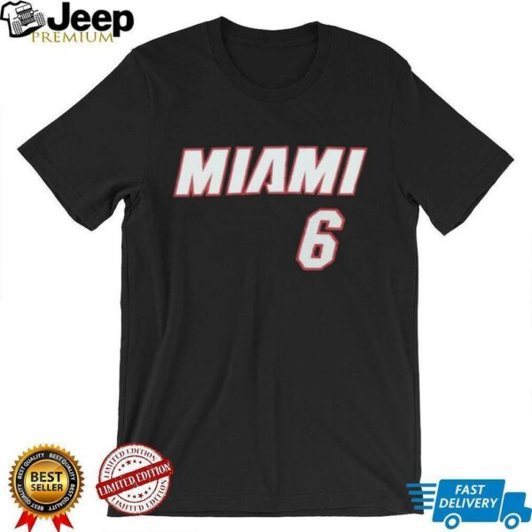 Miami Heat LeBron James #6 adidas Shirt