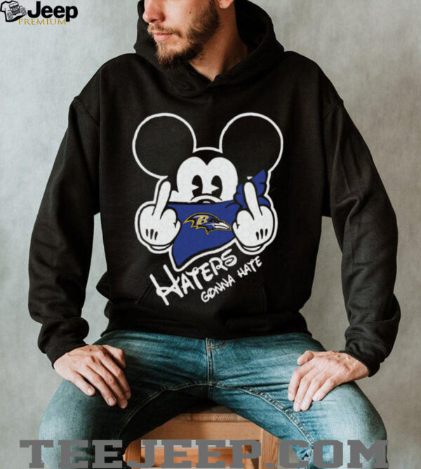 Mickey Haters Gonna Hate Baltimore Ravens Shirt
