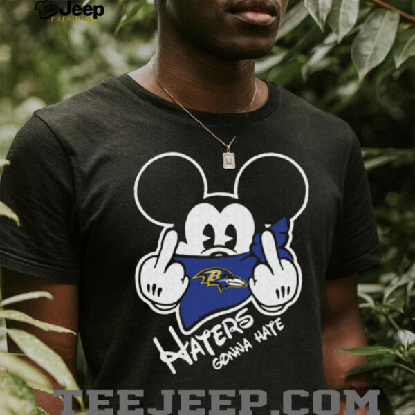 Mickey Haters Gonna Hate Baltimore Ravens Shirt