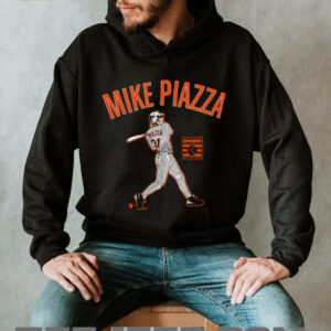 Mike Piazza   Slugger Swing   New York Baseball Shirt