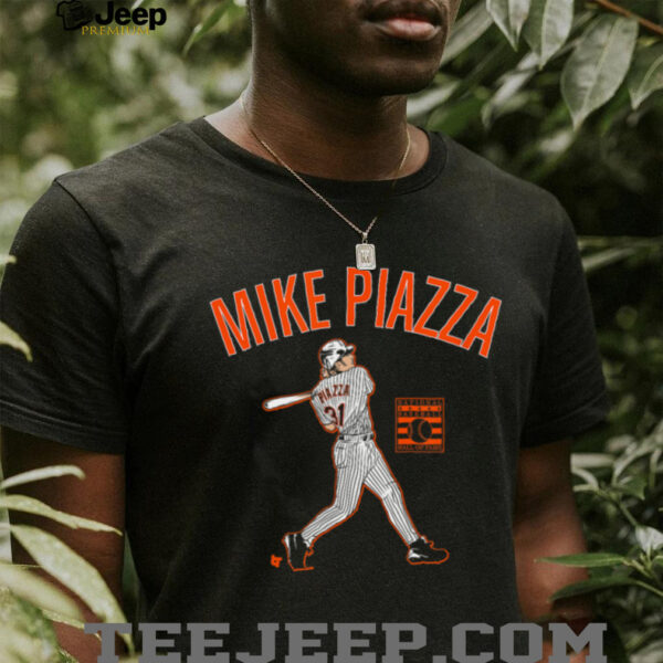 Mike Piazza   Slugger Swing   New York Baseball Shirt
