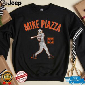 Mike Piazza Slugger Swing New York Baseball Shirt