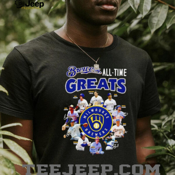 Milwaukee Brewers All Time greats signature shirt