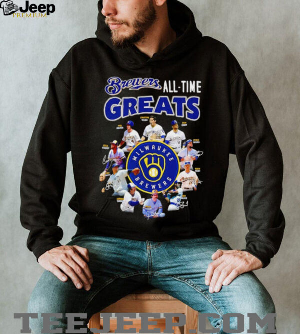 Milwaukee Brewers All Time greats signature shirt
