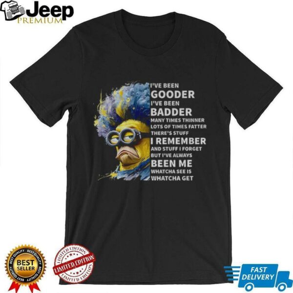 Minion it takes real skill to choke on air fall up stairs and trip over completely nothing shirt