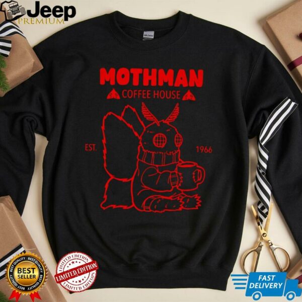 Mothman coffee house est 1966 shirt