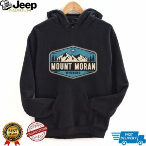 Mount Moran Wyoming Nature Mountain Graphic T Shirt