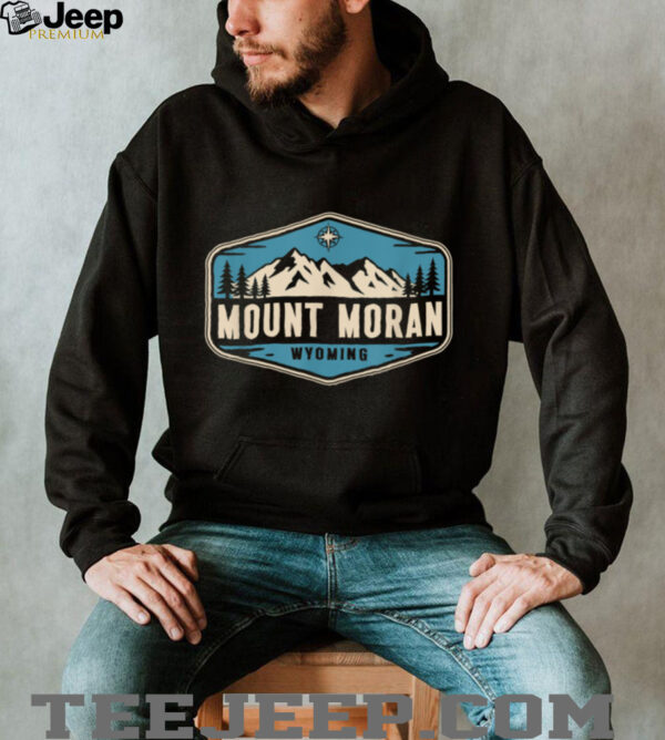 Mount Moran Wyoming Nature Mountain Graphic T Shirt