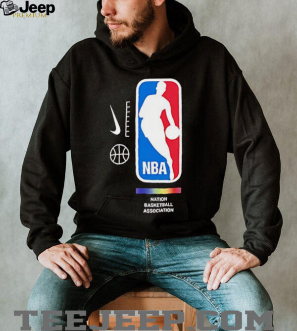NBA Nation Basketball Association pride logo shirt