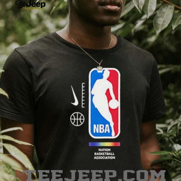 NBA Nation Basketball Association pride logo shirt
