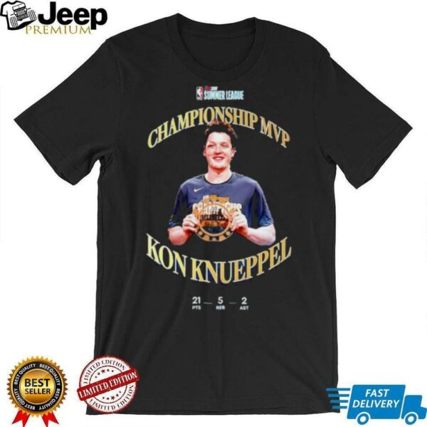 NBA Summer League 2025 Championship MVP Kon Knueppel Charlotte Hornets shirt