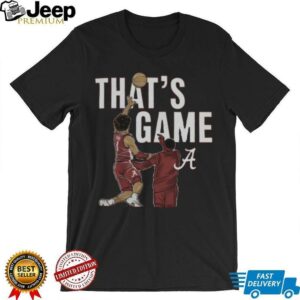 NCAA Alabama Basketball Mark Sears That's Game Shirt