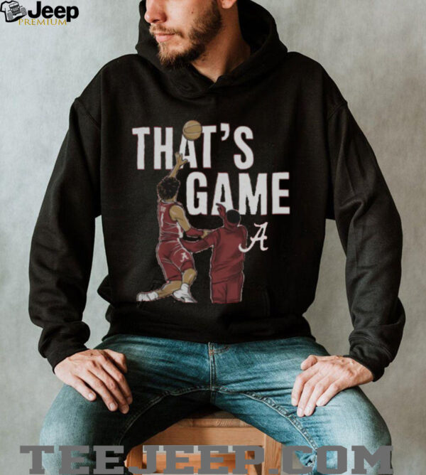 NCAA Alabama Basketball Mark Sears That’s Game Shirt
