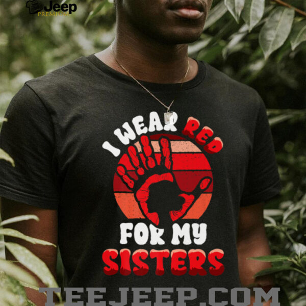 Native American Stop MMIW Wear Red Stolen Sisters Indigenous Shirt