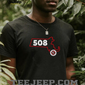 New England Revolution 508 Area Code State shirt