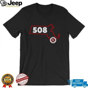 New England Revolution 508 Area Code State shirt
