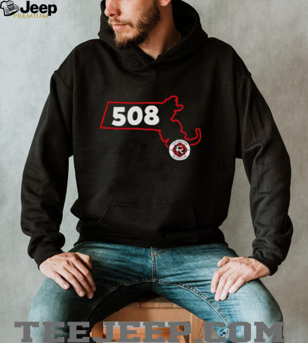 New England Revolution 508 Area Code State shirt