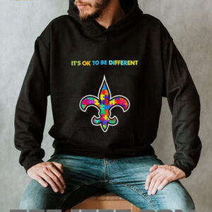 New Orleans Saints Autism awareness It’s ok to be different Shirt