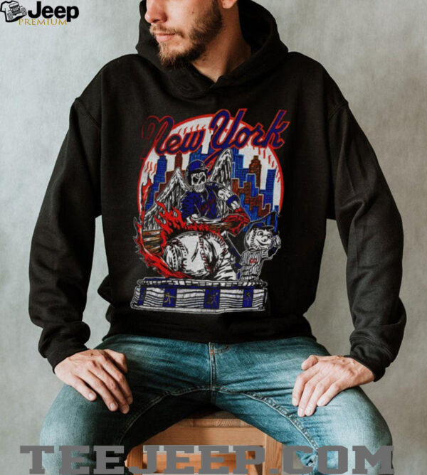 New York Baseball Game Day skeleton Vintage MLB 2025 shirt