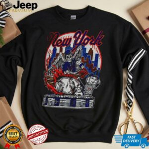 New York Baseball Game Day skeleton Vintage MLB 2025 shirt