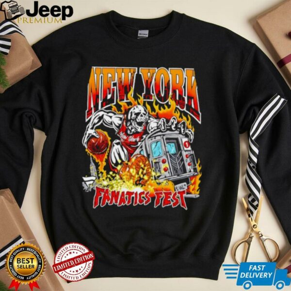 New York Fanatics Fest player skeleton shirt