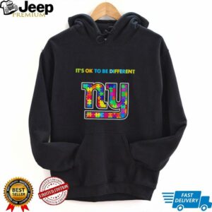 New York Giants x Autism awareness it’s ok to be different Shirt