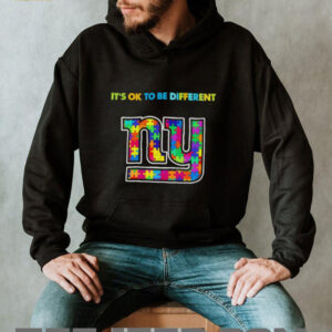 New York Giants x Autism awareness it’s ok to be different Shirt