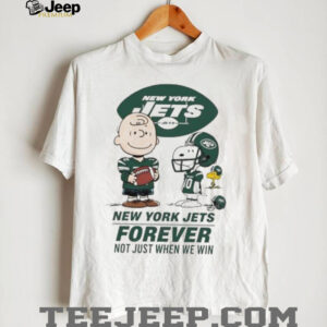 New York Jets Charlie Brown Snoopy Jets Forever Not Just When We Win shirt