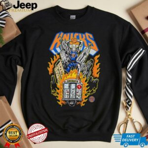 New York Knicks Subway player skeleton shirt
