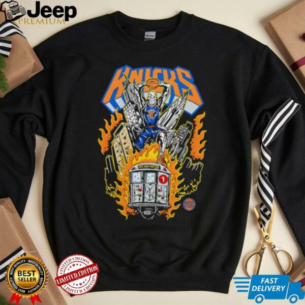 New York Knicks Subway player skeleton shirt