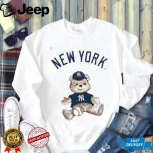 New York Yankees Baseball X Tiny Turnip Teddy Bear T shirt