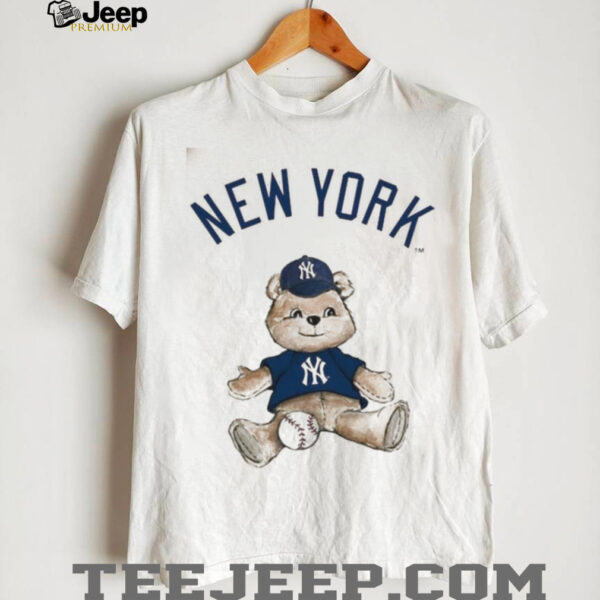 New York Yankees Baseball X Tiny Turnip Teddy Bear T shirt