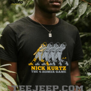 Nick Kurtz Four Home Run Game Oakland Baseball Shirt