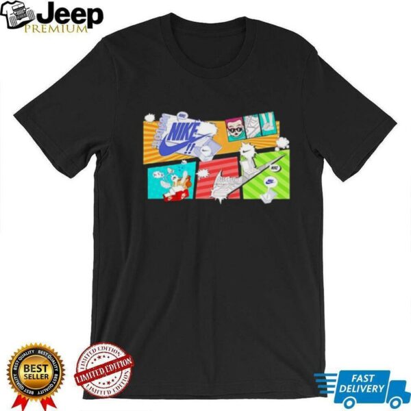 Nike comic shirt