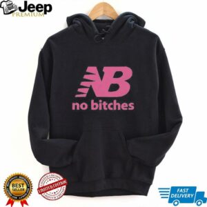 No bitches logo shirt