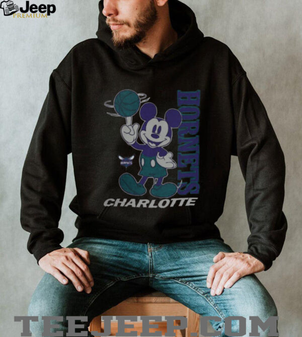 Charlotte Hornets Vintage Mickey Baller 2024 Shirt