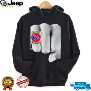 OKC Championship Ring Hand Comfort Colors shirt