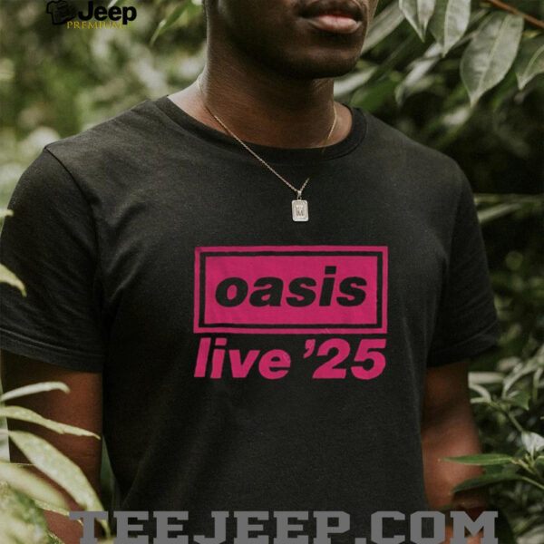 Oasis live ’25 rock band shirt