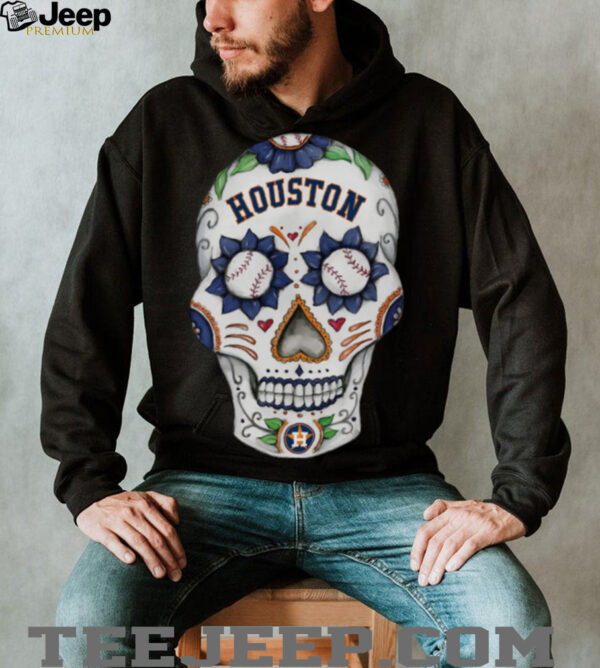 Official Houston Astros Sugar Skull Logo Shirt