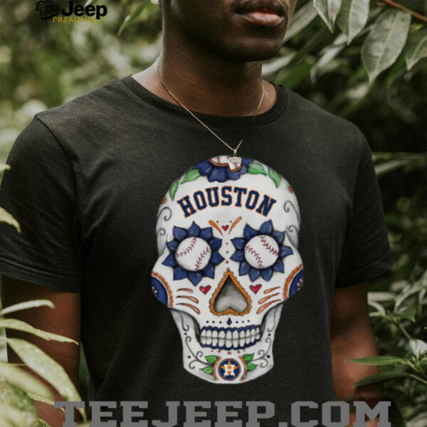 Official Houston Astros Sugar Skull Logo Shirt