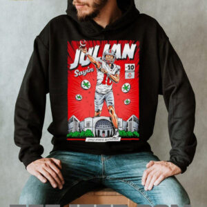 Ohio State Buckeyes #10 Julian Sayin NIL comic shirt